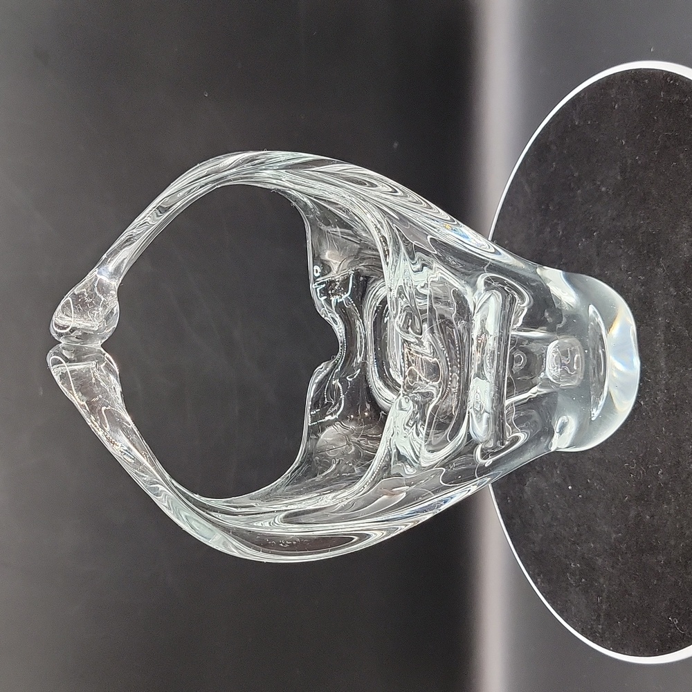 Handblown Glass Art Basket